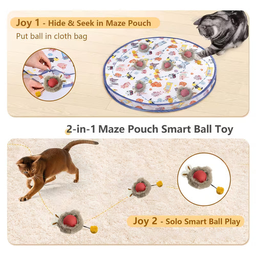 Instynkt Stratega – inteligentna piłka 2w1 z matą labiryntową